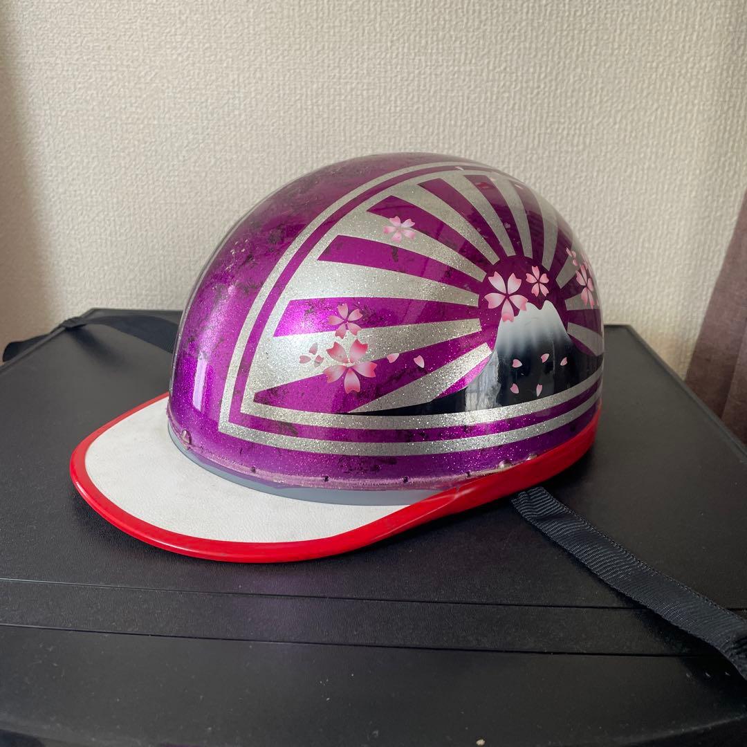 コルク半　カスタム　富士日章　パープル　ラップ　ラメ　桜　送料無料