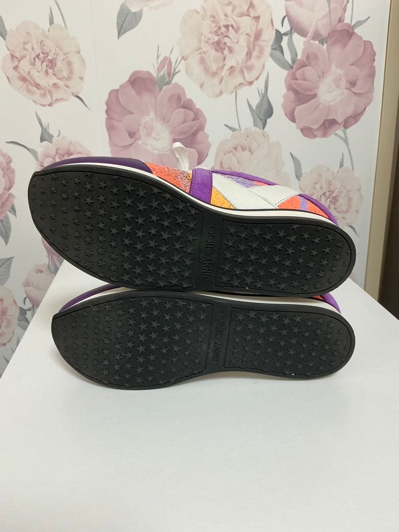 JIMMY CHOO カラーブロックスニーカー