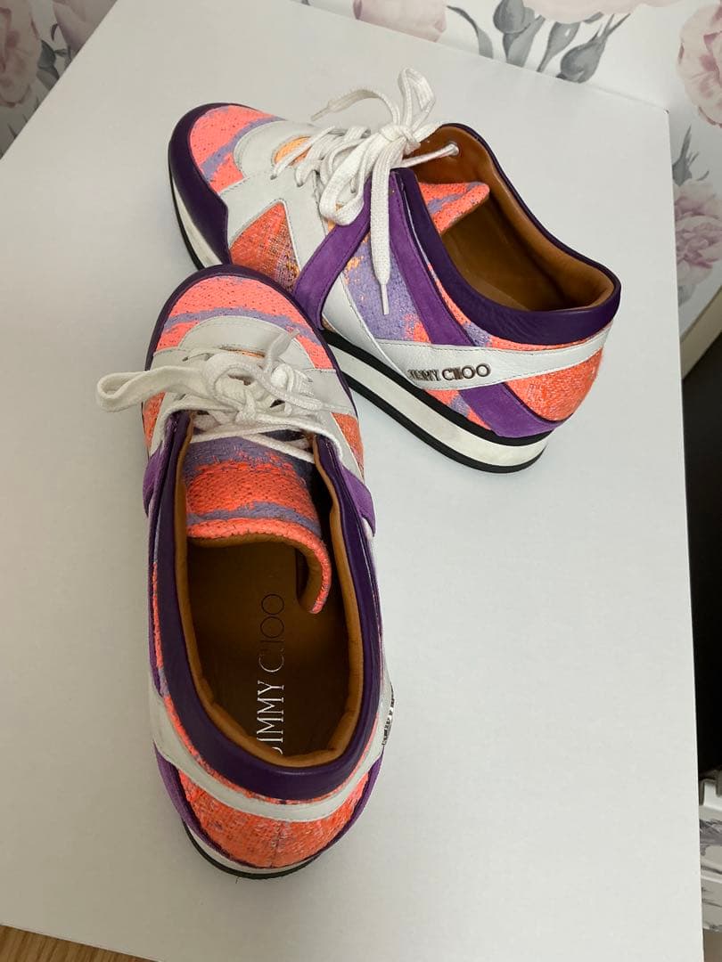 JIMMY CHOO カラーブロックスニーカー