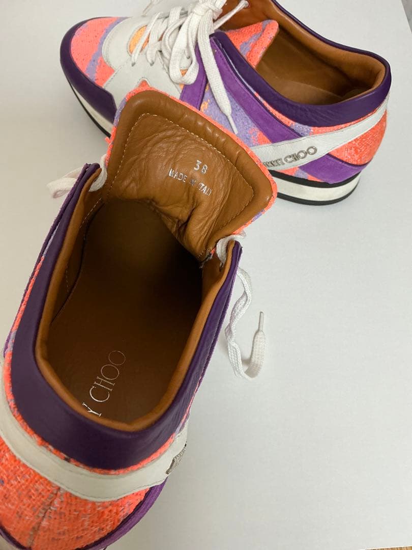 JIMMY CHOO カラーブロックスニーカー