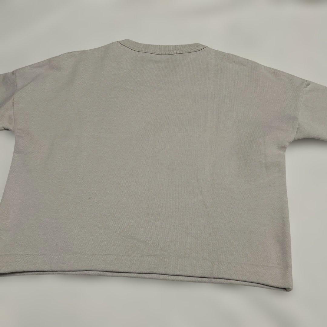 オールドマンズテーラー　裏起毛ドロップショルダースウェット　ライトグレー