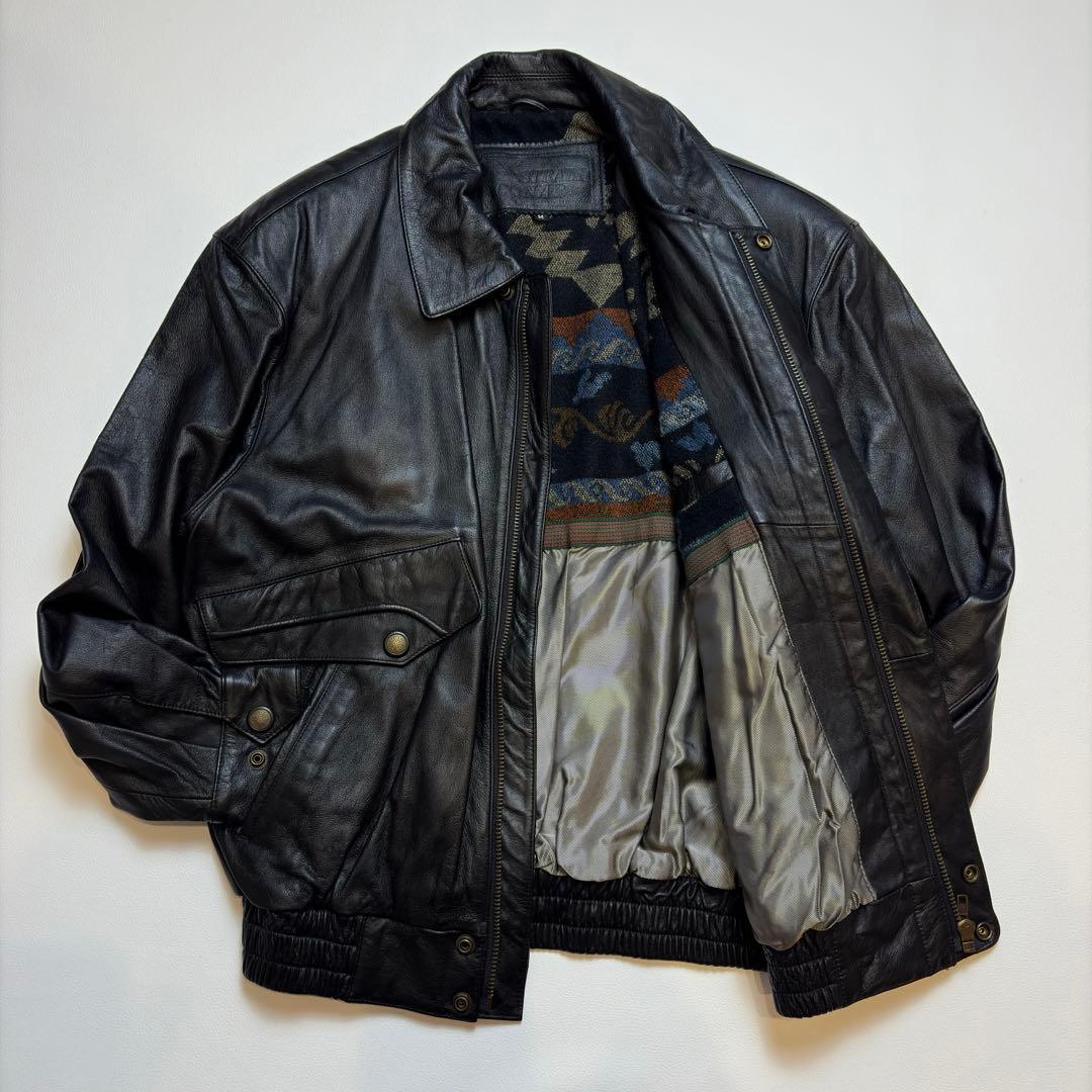 ヴィンテージ Strath Conar A2 牛革 フライトジャケット レザー