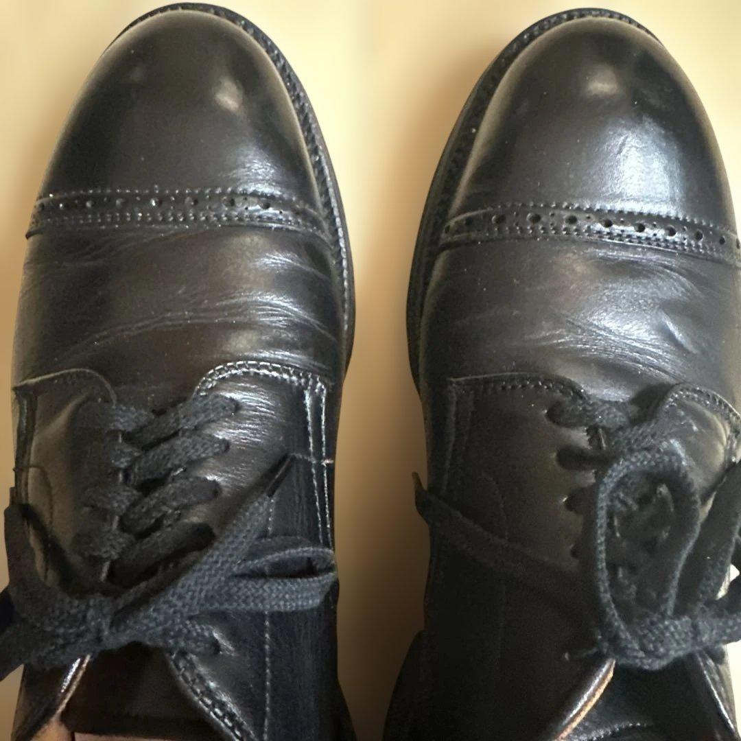 ALDEN ユナイテッドアローズ別注 キャップトゥ 黒 ヴィンテージスチール装着