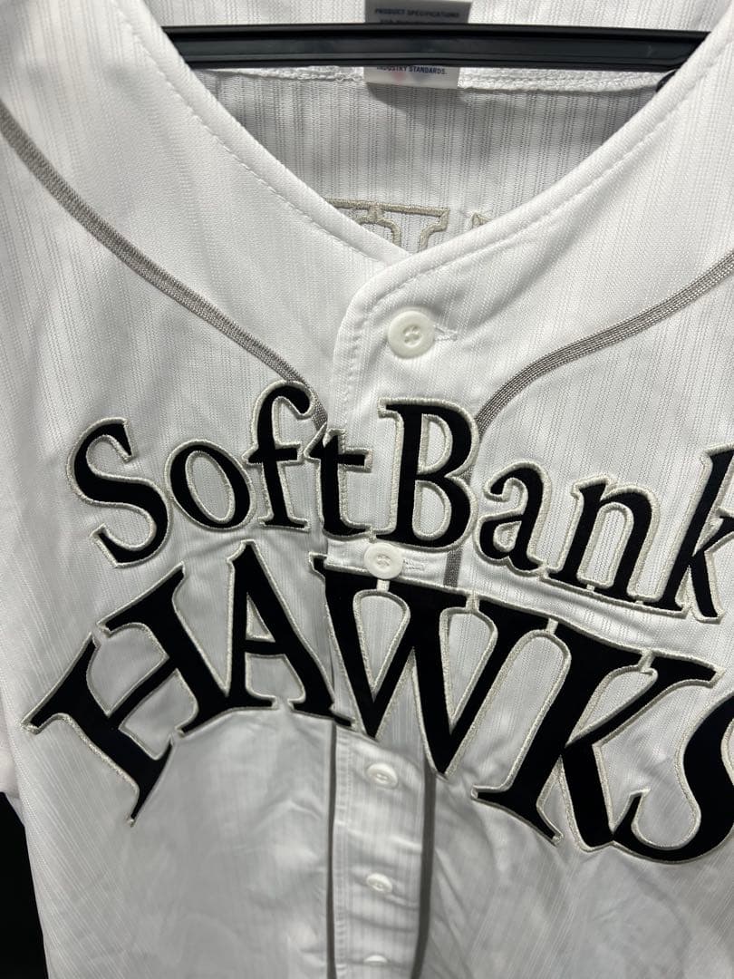 ソフトバンクホークス　周東選手　レプリカユニフォーム　Lサイズ