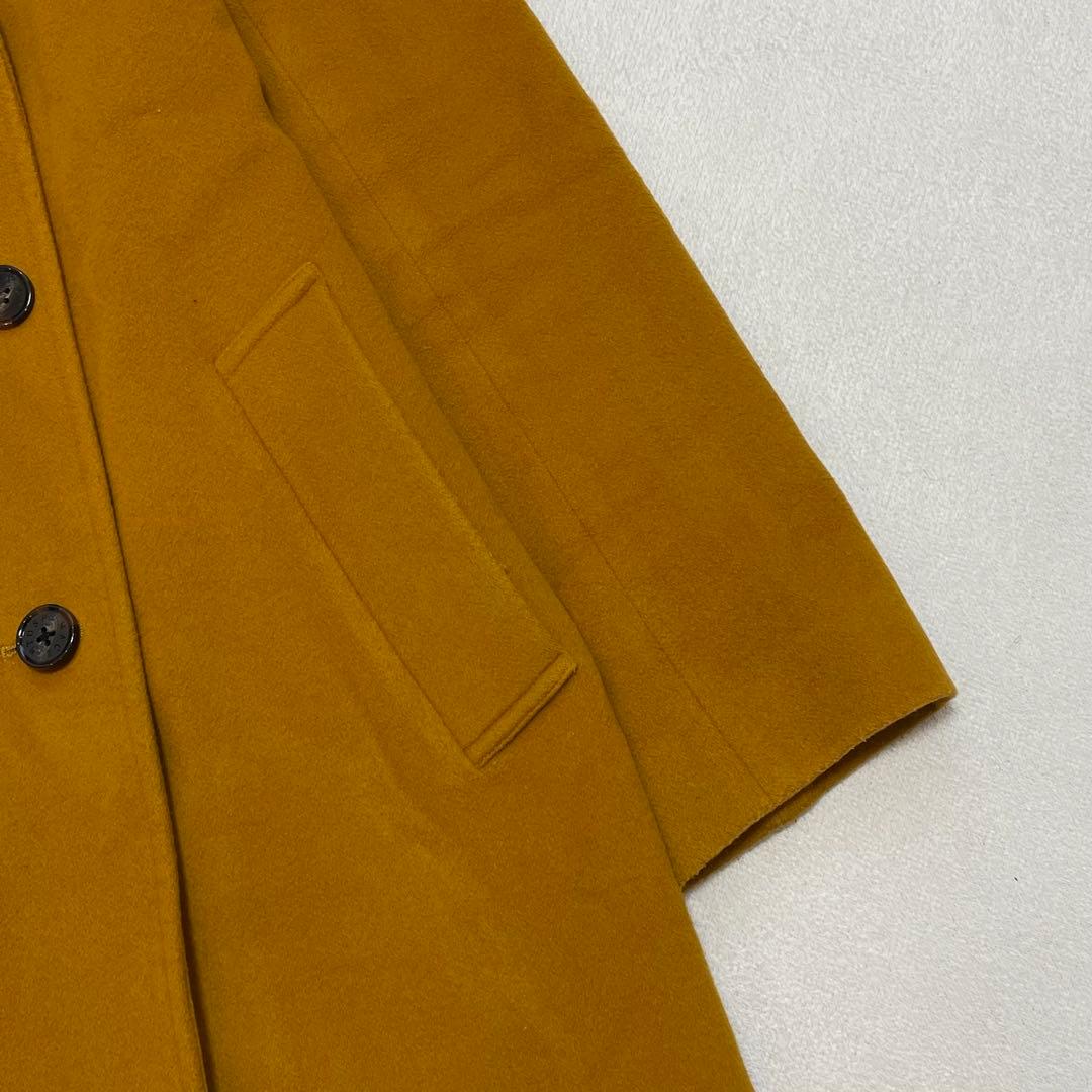 マッキントッシュロンドン Pコート ダブルブレスト 40 L カシミヤ 裏地ロゴ