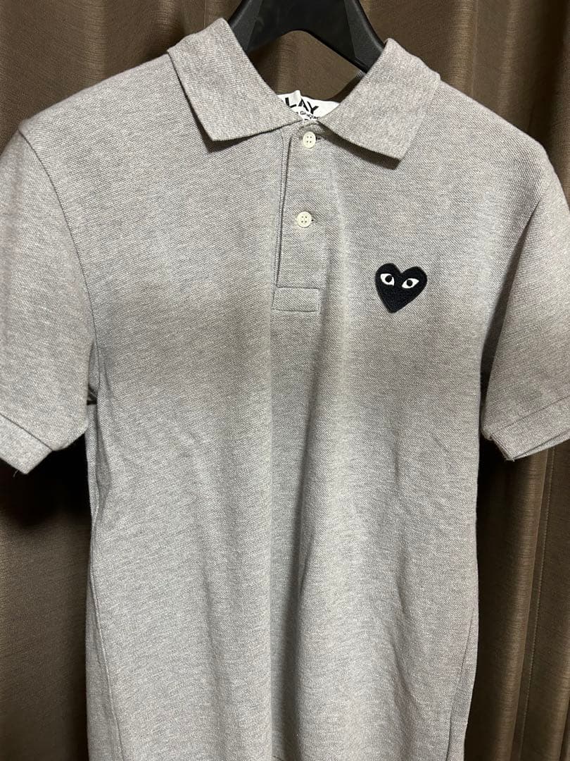 PLAY COMME des GARÇONS ポロシャツ グレー S