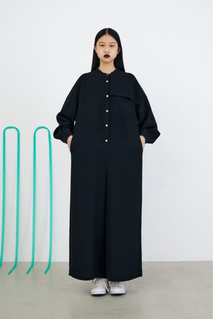 週末値下☆卒入学☆エンフォルド☆ジャンプスーツ オールインワン ネイビー 36