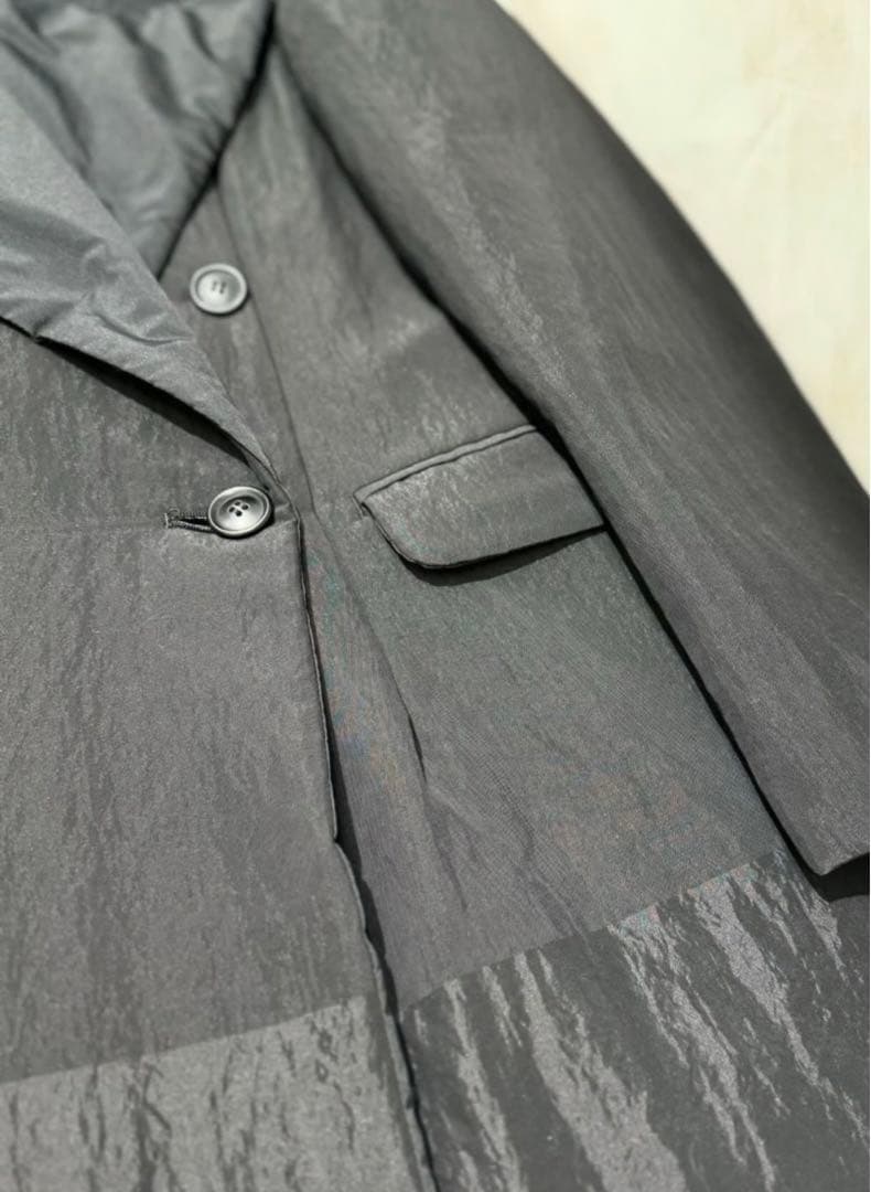 値下げ希少商品setaichiro セタイチロウ 新品同様　黒 中綿タフタコート