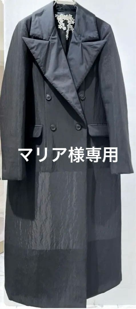 値下げ希少商品setaichiro セタイチロウ 新品同様　黒 中綿タフタコート