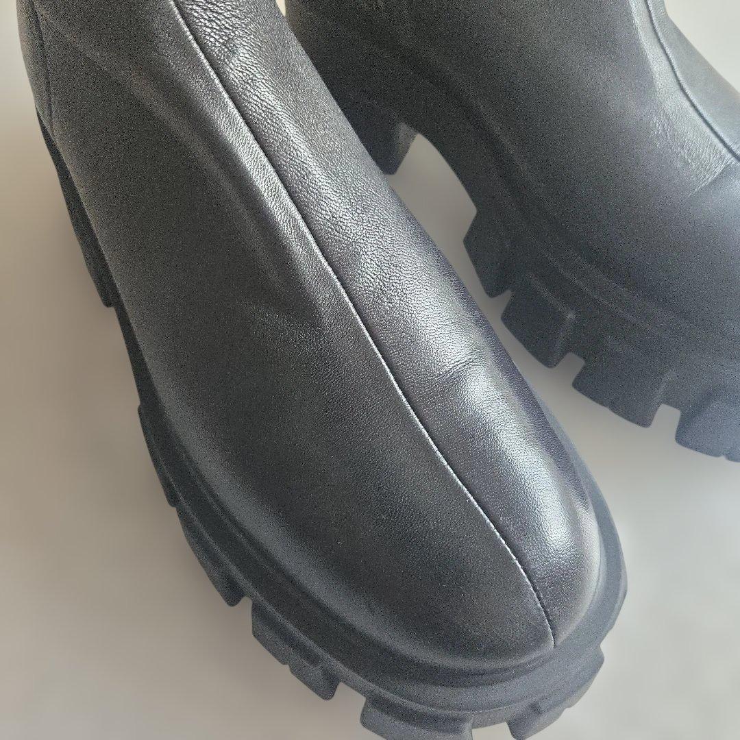 PRADA モノリス ナッパレザーブーツ サイドジップ 40