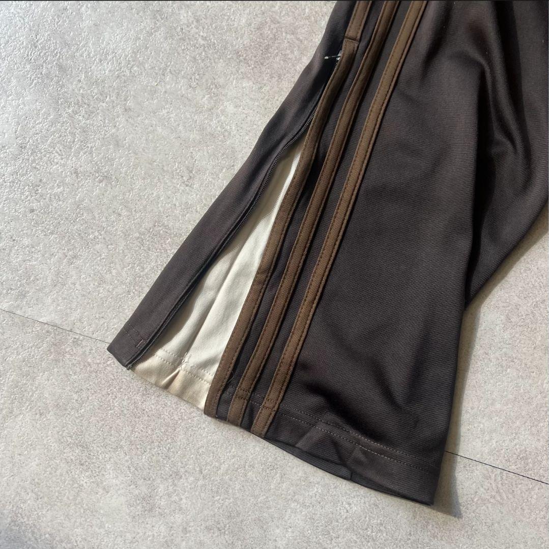 パンツ adidas side zip flare design track pants