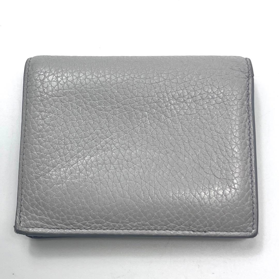 PRADA プラダ ヴィッテロ ダイノ 折りたたみ 財布 グレー 三角ロゴ