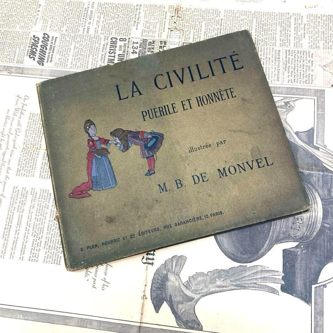【ラスト１冊】 モンベル Monvel フランス 児童書 絵本 アンティーク
