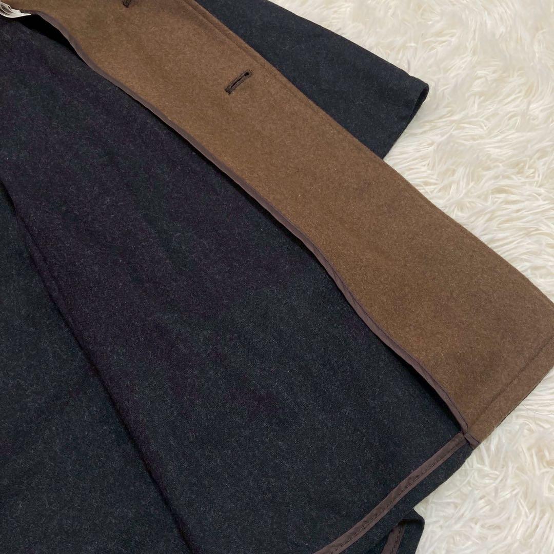 《良品》 SCHNEIDERS ケープコート チャコール USA38 フード