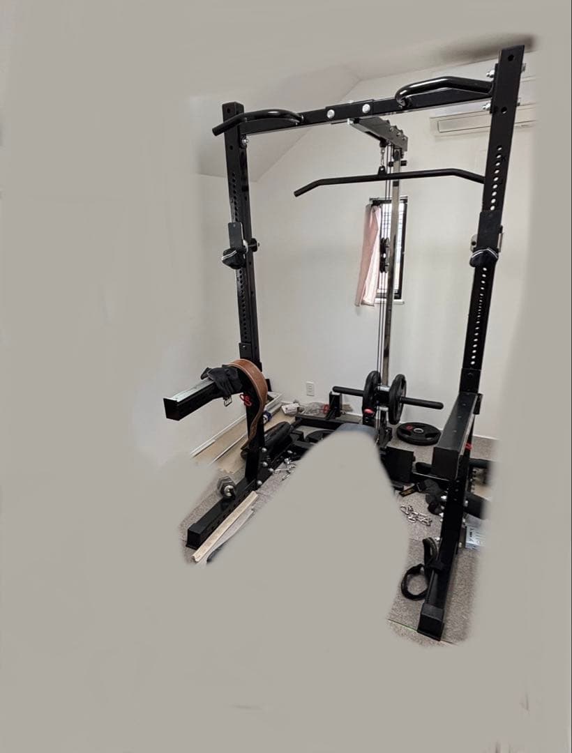 パワーラック ラットプルダウン付き ブラック