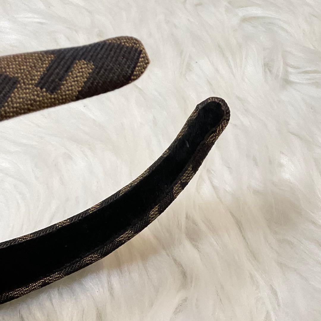 FENDI カチューシャ　ズッカ柄 極美品一度のみ使用