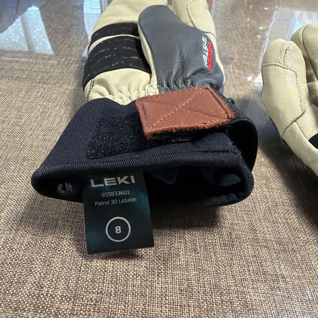 LEKI Patrol 3D Lobster グローブ サイズ8