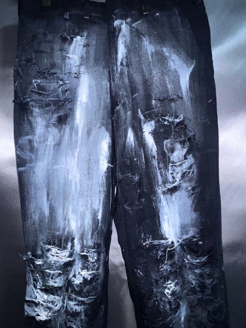 【専用】再構築　テーラード　セットアップ　ダメージ　ペイント加工