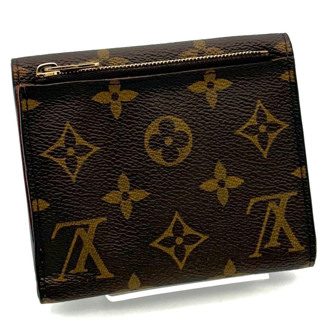 ルイヴィトン 折財布 モノグラム ポルトフォイユ アナイス 茶 ブラウン2505