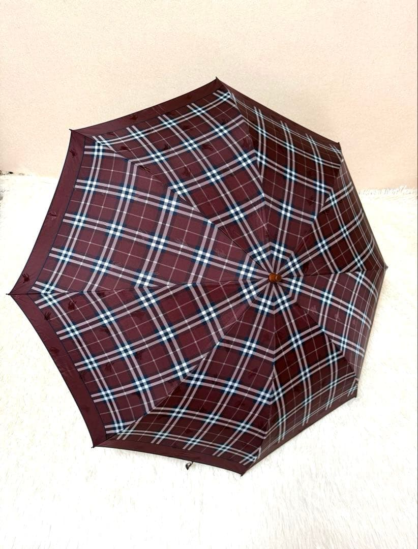 希少カラー新品！Burberrys バーバリー　ノバチェック　折りたたみ傘