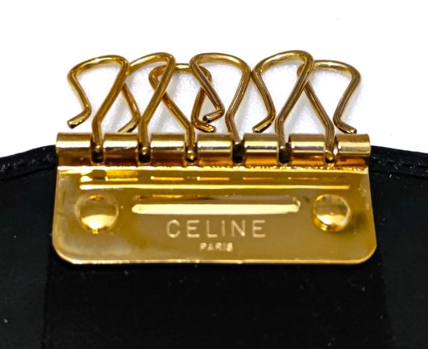 CELINE　マカダム柄　6連 キーケース　箱付き　良品　39566