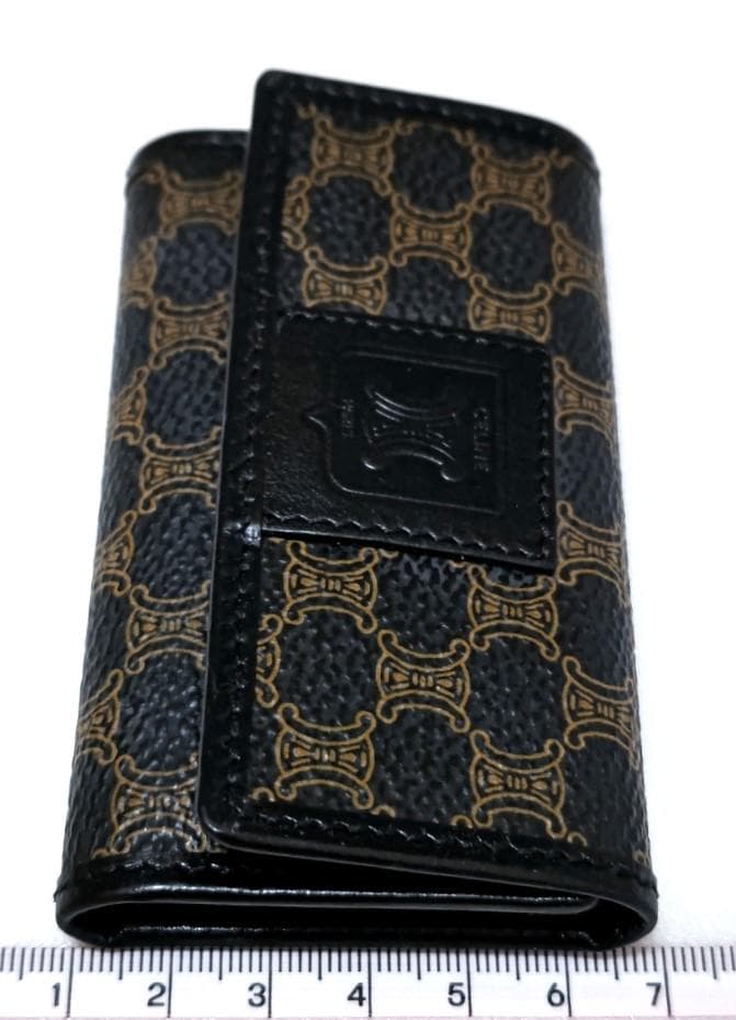 CELINE　マカダム柄　6連 キーケース　箱付き　良品　39566