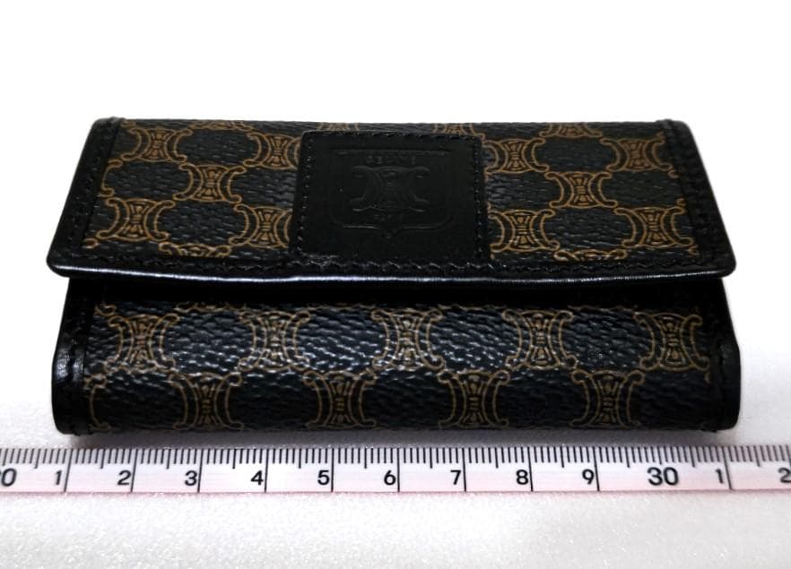CELINE　マカダム柄　6連 キーケース　箱付き　良品　39566