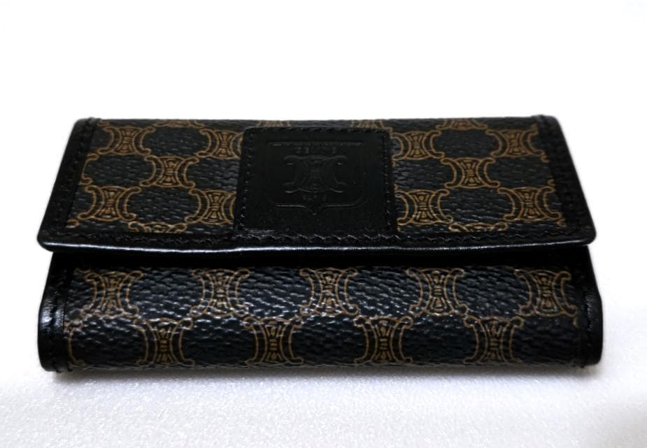 CELINE　マカダム柄　6連 キーケース　箱付き　良品　39566