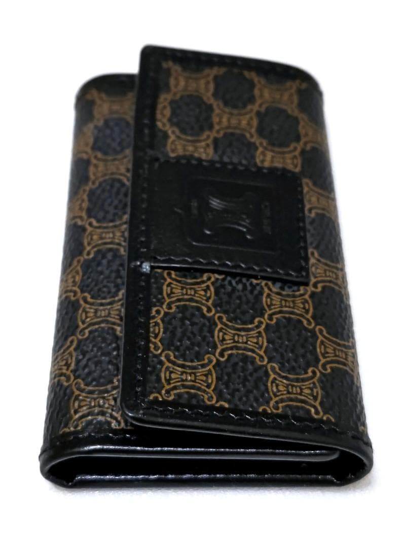 CELINE　マカダム柄　6連 キーケース　箱付き　良品　39566