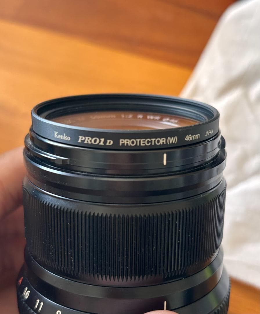 FUJIFILM 単焦点レンズ XF50mmF2 R WR プロテクター付き