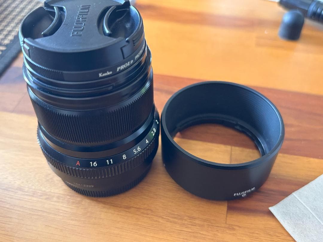 FUJIFILM 単焦点レンズ XF50mmF2 R WR プロテクター付き