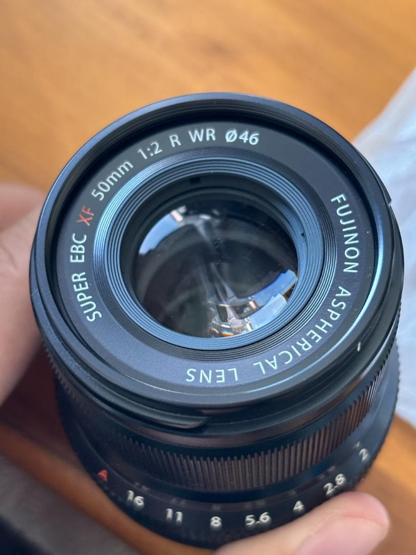 FUJIFILM 単焦点レンズ XF50mmF2 R WR プロテクター付き