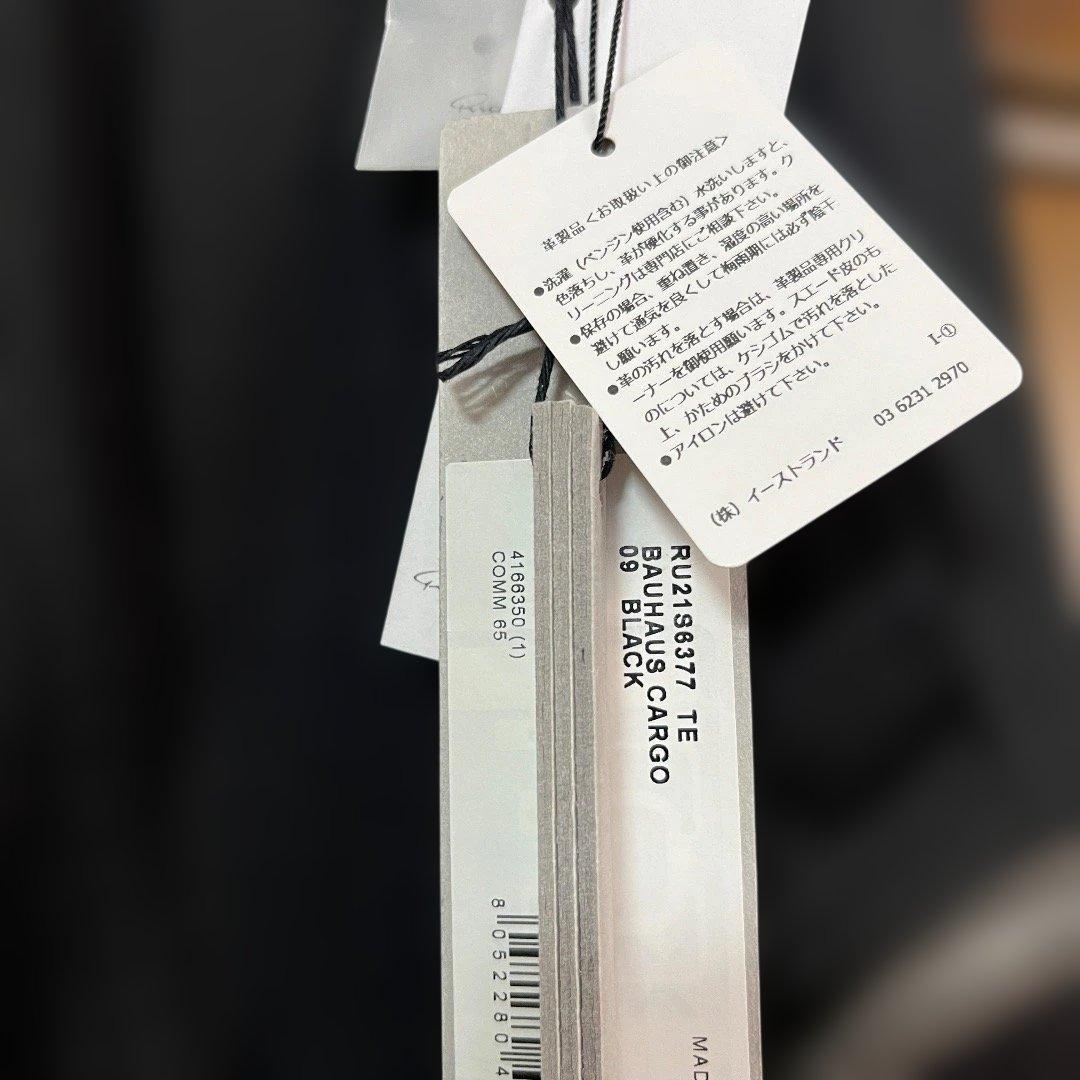 未使用級　Rick Owens 21SS バウハウスカーゴパンツ　50 黒