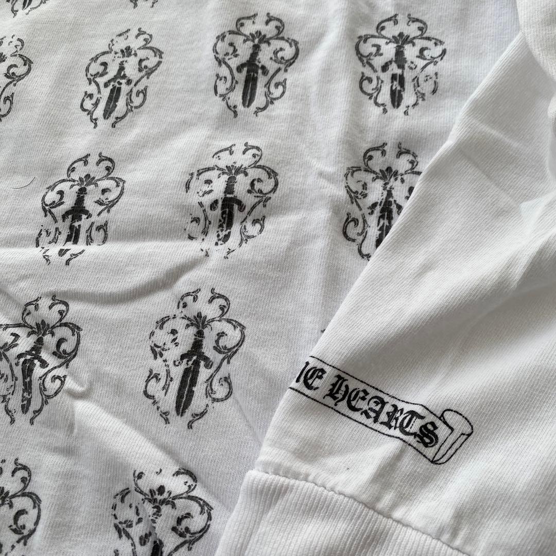 Chrome Hearts ホワイト長袖カットソー