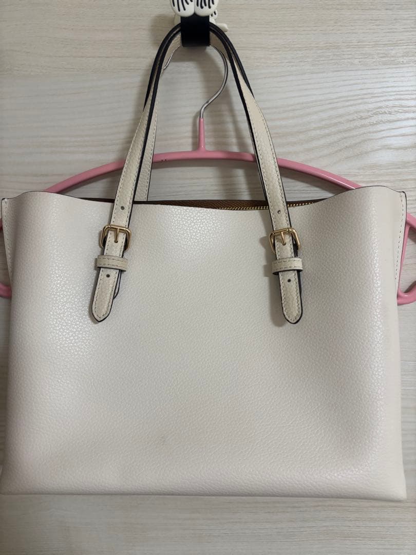 1/26迄限定値下げ‼️美品❣️COACH ホワイト 2wayバッグ