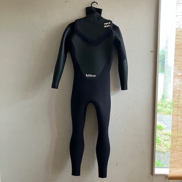 美品 Billabong セミドライ 5mm 裏起毛 ウェットスーツ ML