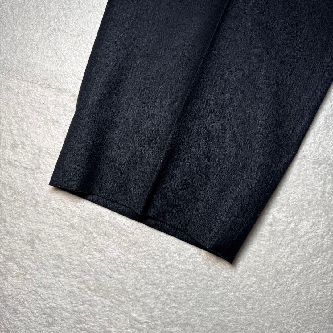 20 未使用　ブリリア　BRIGLIA スラックス　ブラック　カシミア　46