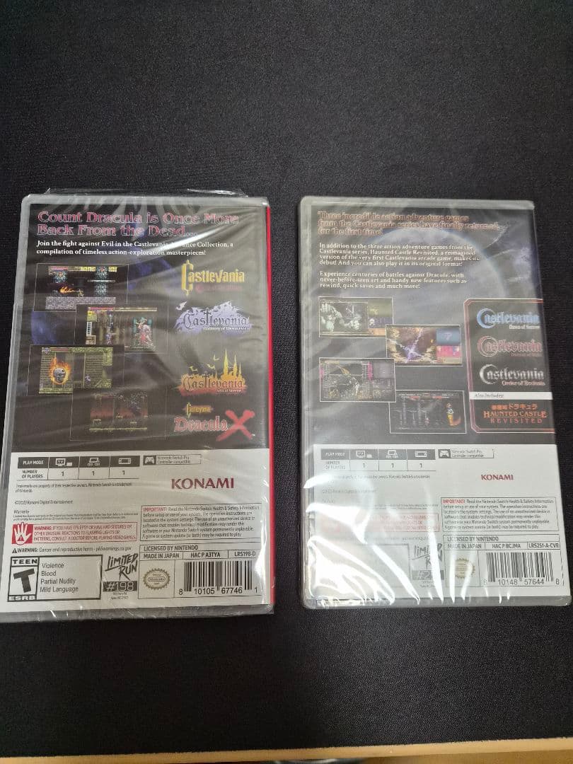 悪魔城ドラキュラ　Switch　新品未開封　海外版　２本セット