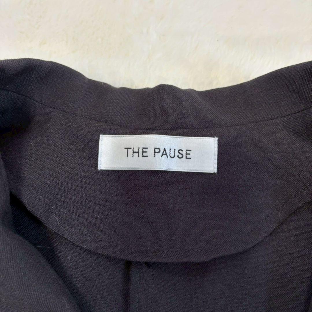 美品 THE PAUSE テーラーカラージャンプスーツ 黒