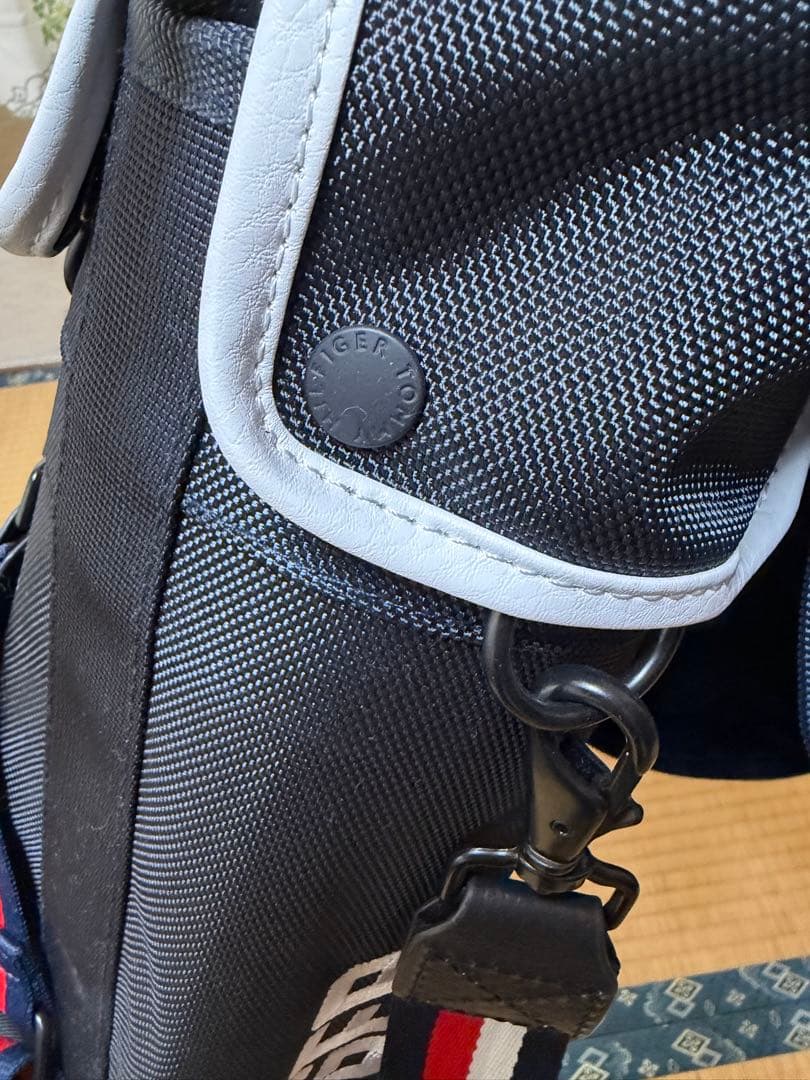 美品　  キャディバッグ 紺色