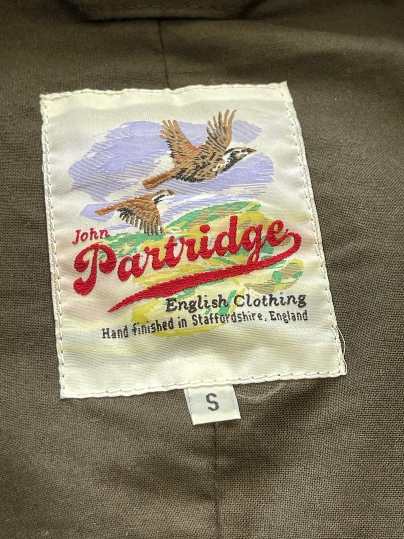 【JOHN PARTRIDGE/ジョンパートリッジ】オイルジャケット サイズS