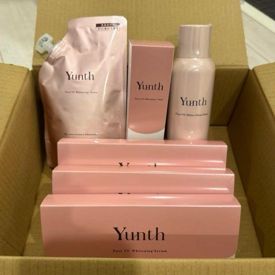 Yunth 生VC美白美容液 定期コース6点セット