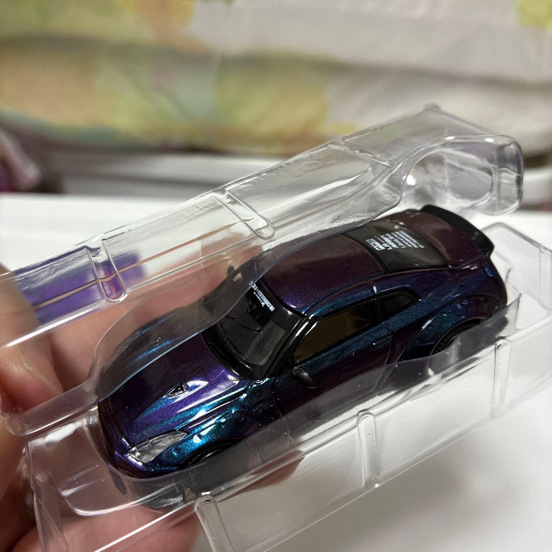 mini gt LBWK GT-R マジックパープル