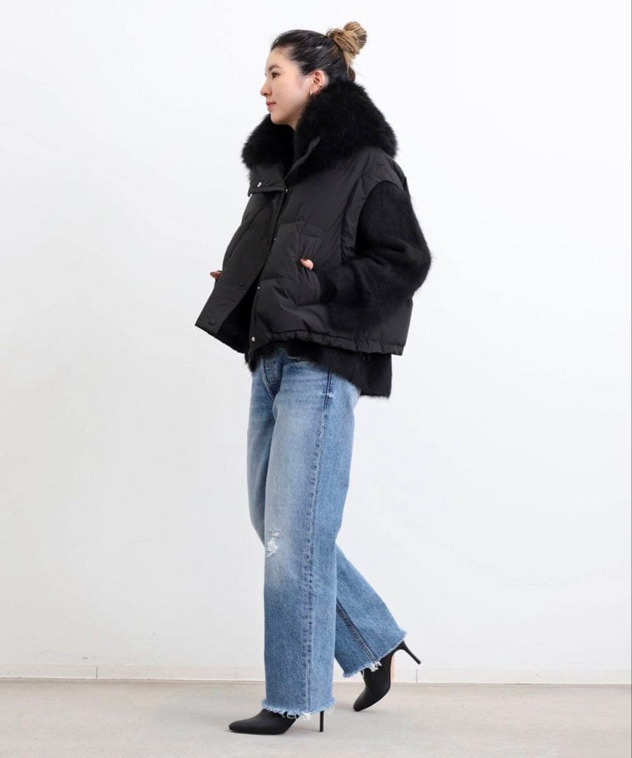 【イヴ サロモン】OVERSIZED DOWN JACKET (3WAY)