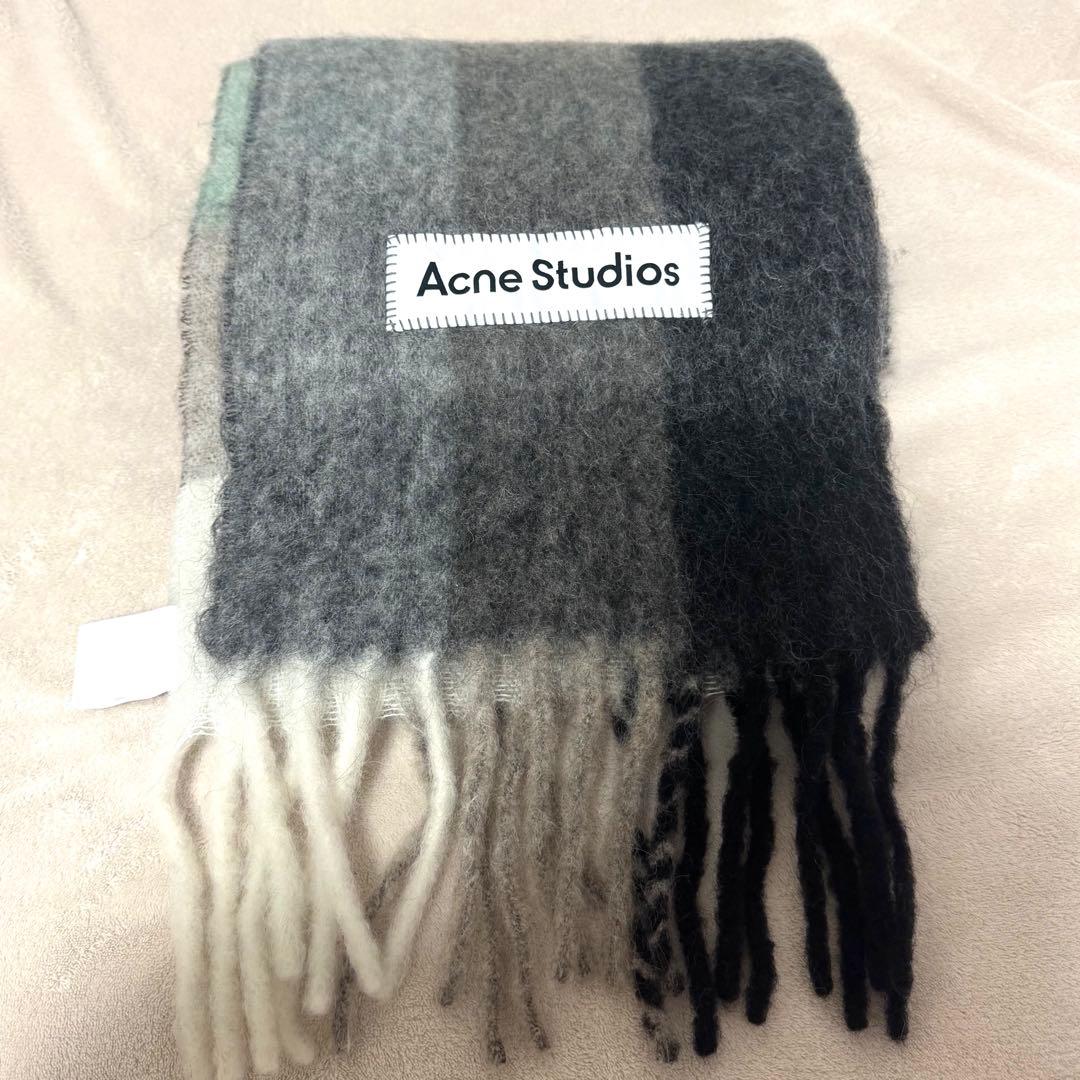 アクネスタジオ Acne Studios モヘアチェックマフラー