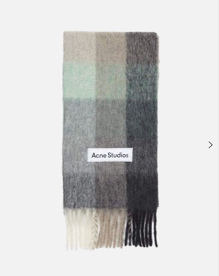 アクネスタジオ Acne Studios モヘアチェックマフラー