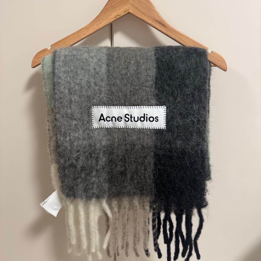 アクネスタジオ Acne Studios モヘアチェックマフラー