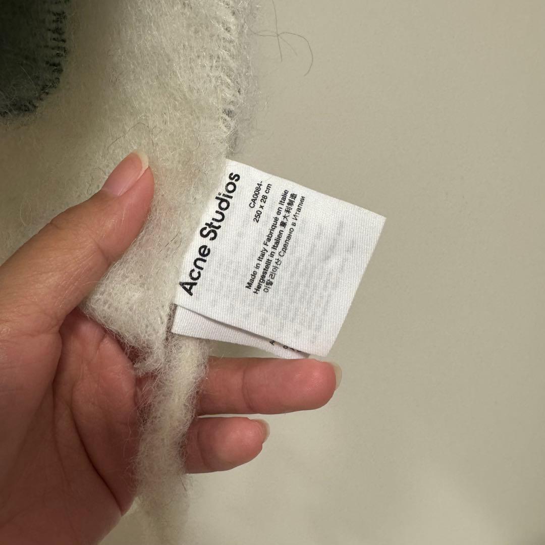 アクネスタジオ Acne Studios モヘアチェックマフラー