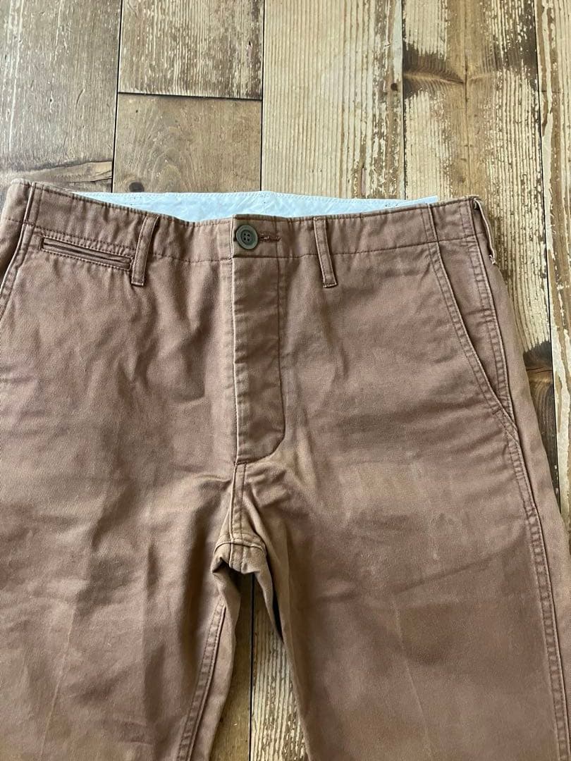 visvim ヴィズヴィム ビズビム チノパン 茶 2 日本製