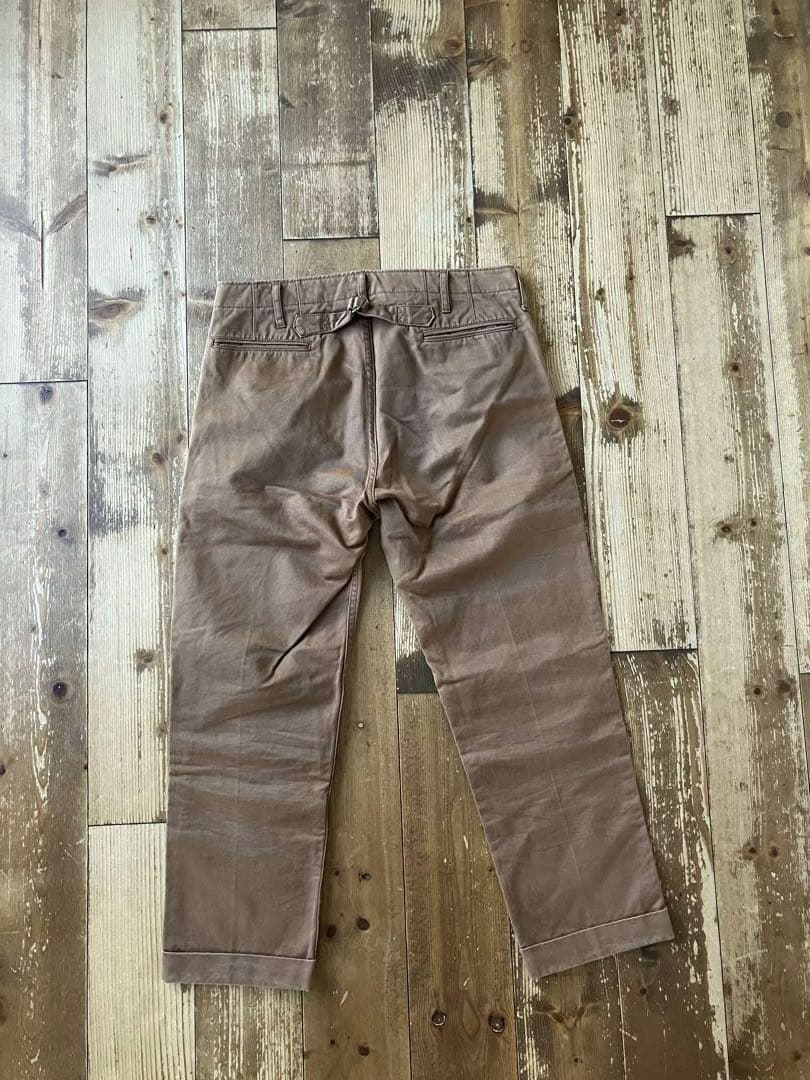 visvim ヴィズヴィム ビズビム チノパン 茶 2 日本製